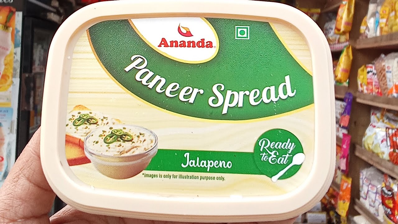 India’s First Paneer Spread by Ananda Dairy Ananda  products best option for cheese 🧀 Butter spread?