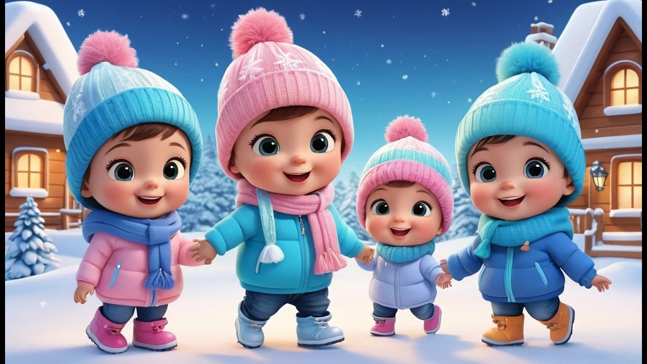 Happy Winter Kids | Winter Fun Learning Song for Toddlers