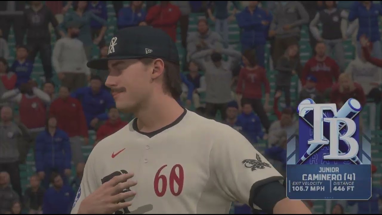 MLB The Show 25 Tampa Bay Rays Franchise Game 7 vs. Rangers Highlights