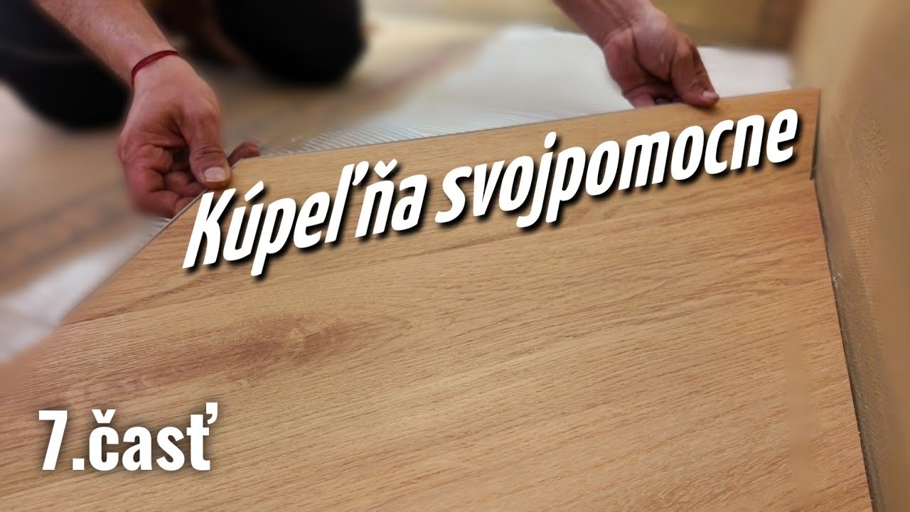 Kúpeľňa svojpomocne - 7.časť - pokládka podlahy