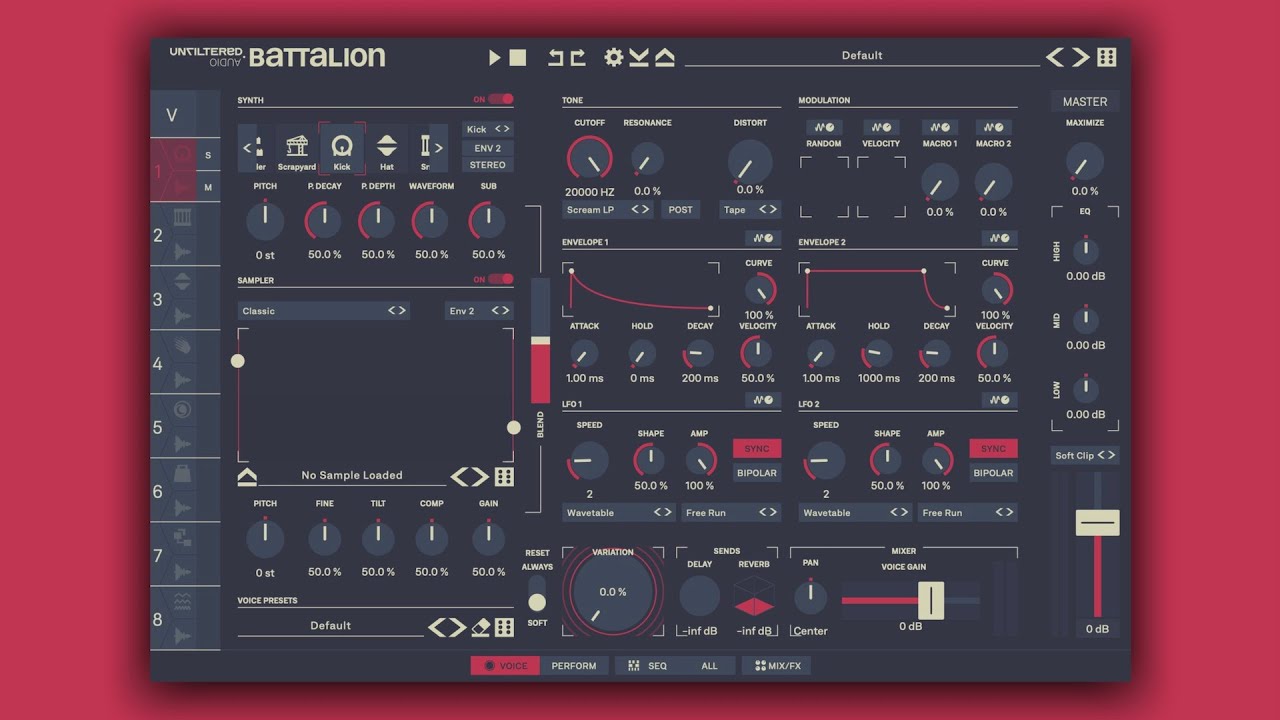 Unfiltered Audio BATTALION (working on presets for a pack)