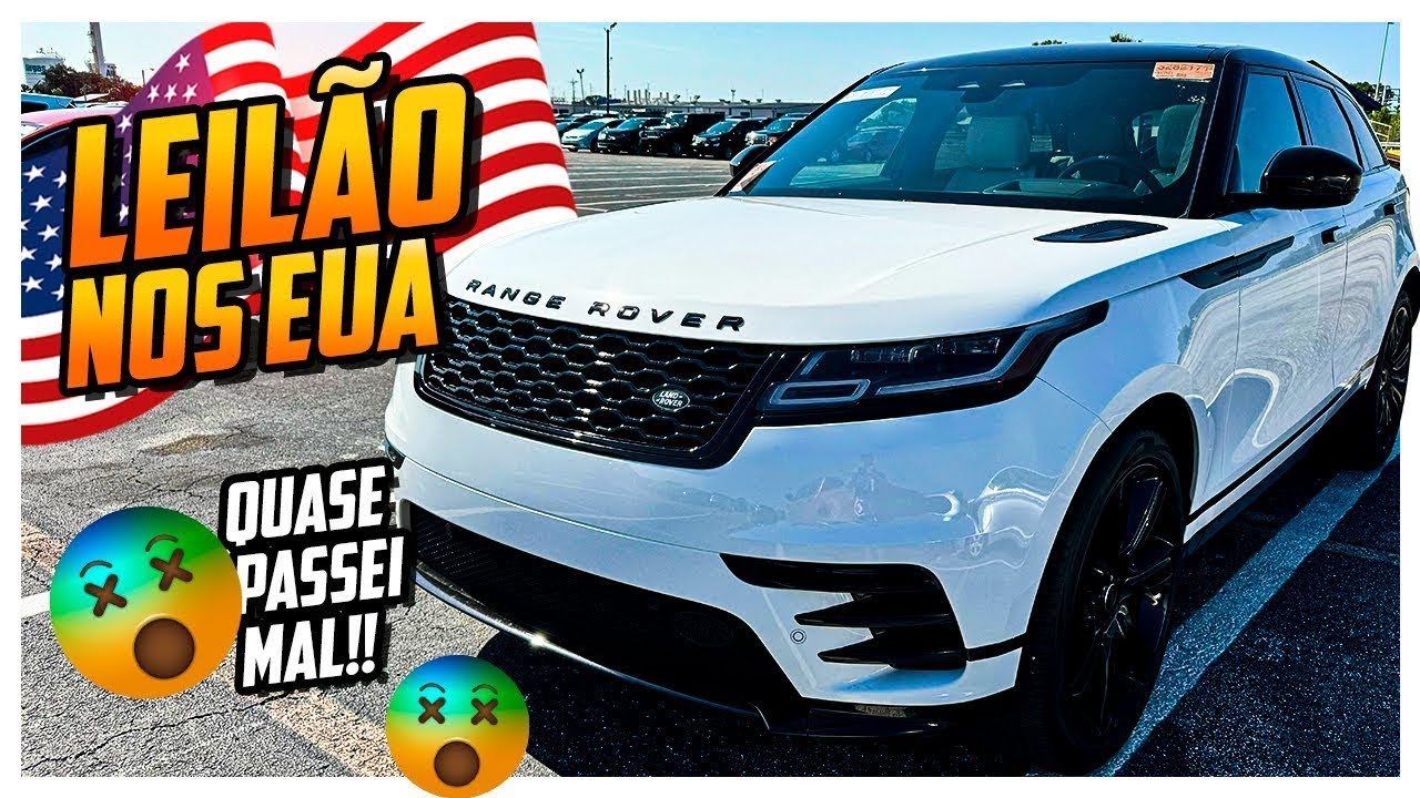 35 MINUTOS no LEILÃO DE CARROS NOS EUA 😮 QUASE PASSEI MAU no Vídeo