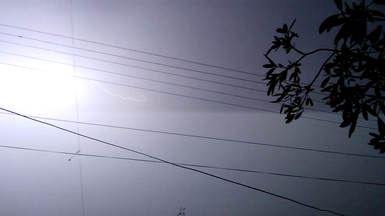 Continuous Thunders and Lightening in Karachi