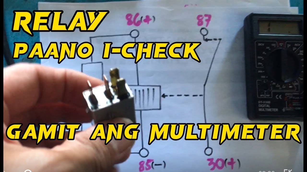 Paano i-check ang RELAY gamit ang MULTIMETER@automotiveskills1012