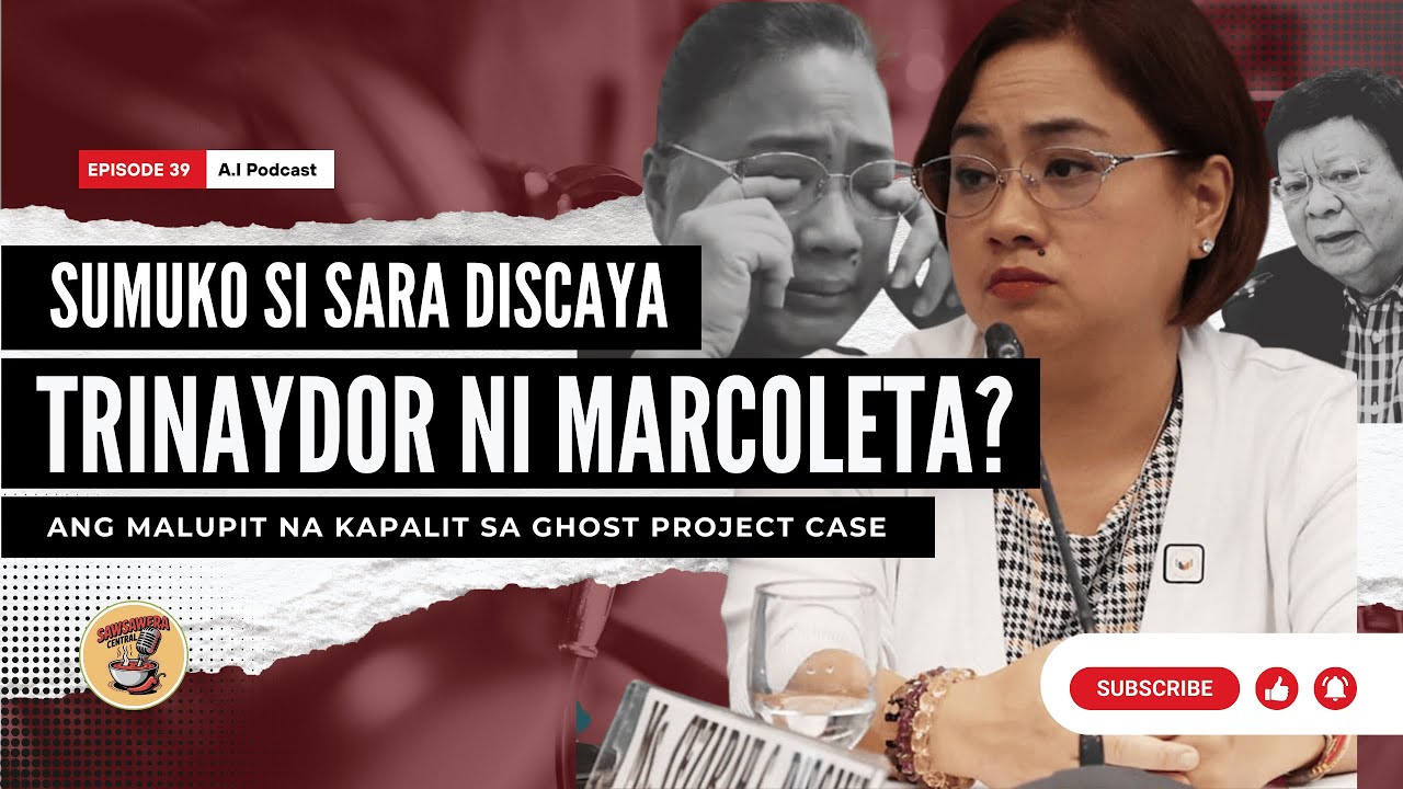 TRINAYDOR NI MARCOLETA? Ano ang paandar sa biglaang pagsuko si Sara Discaya sa NBI?