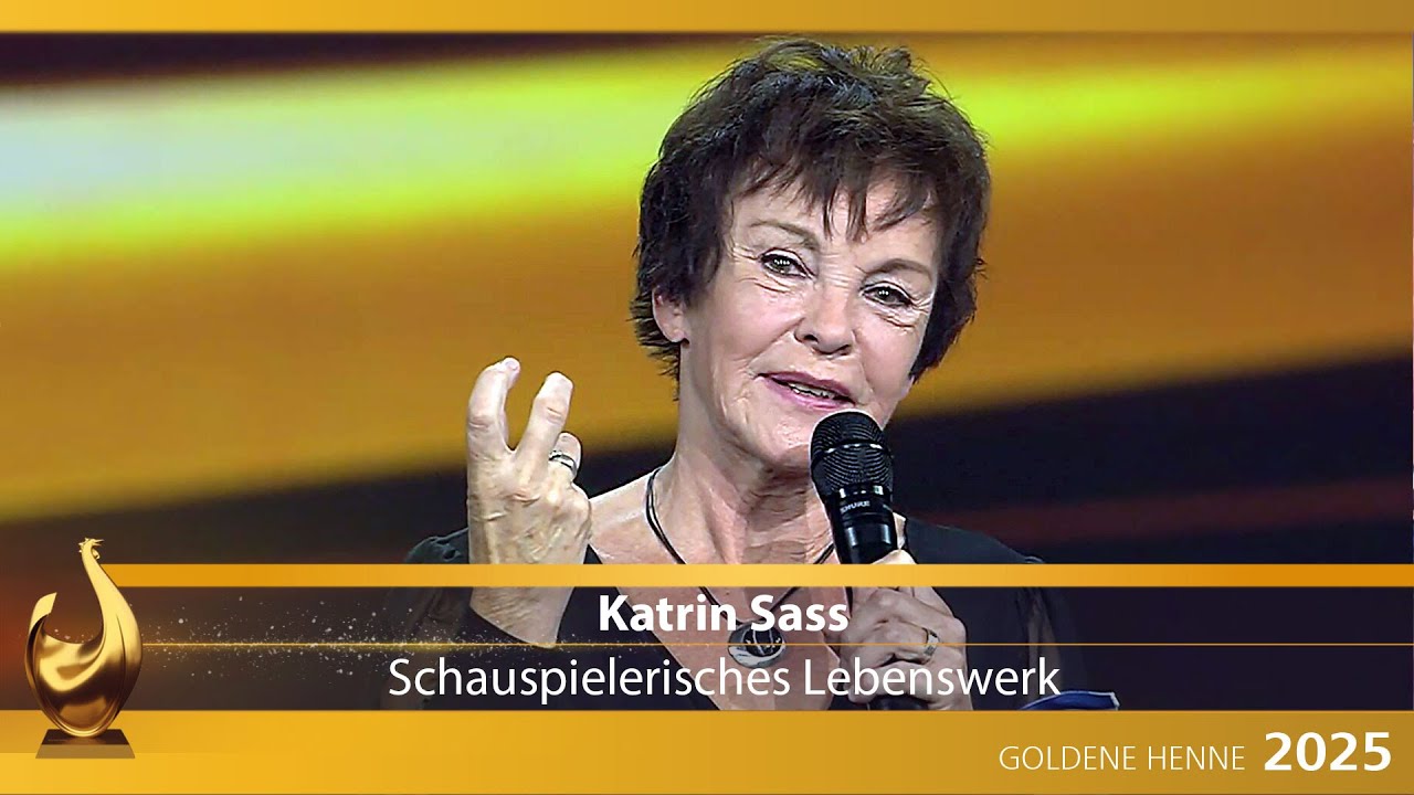 KATRIN SASS für schauspielerisches Lebenswerk ausgezeichnet | Goldene Henne 2025 | MDR