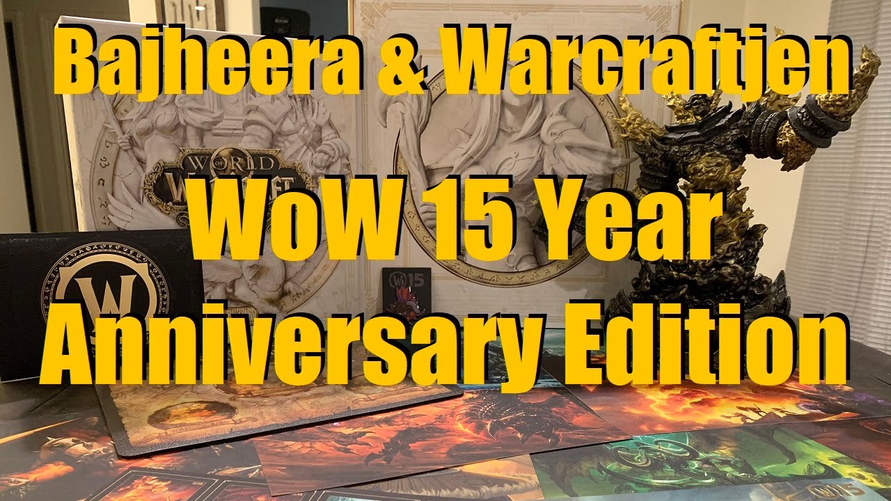 Bajheera & Warcraftjen - WoW 15 Year Anniversary Edition Unboxing Vlog! :D