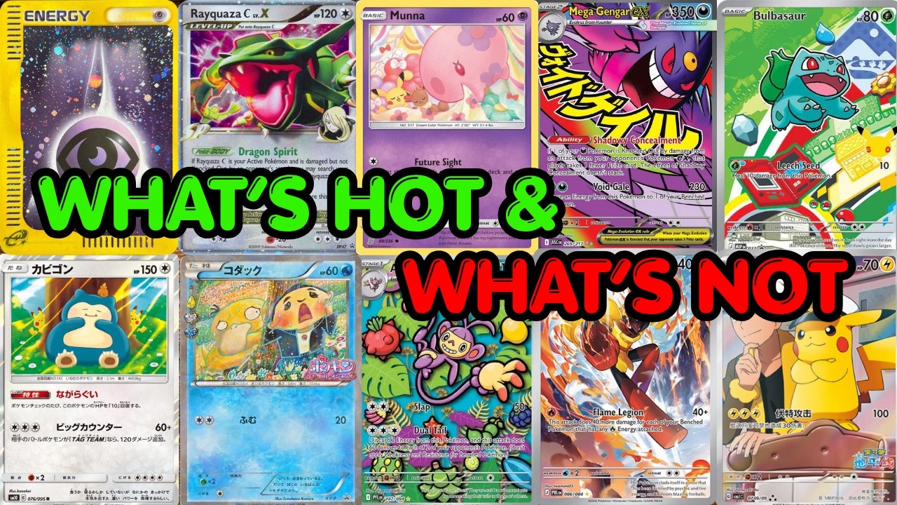 What's Hot & What's Not in a Declining Pokemon Market!