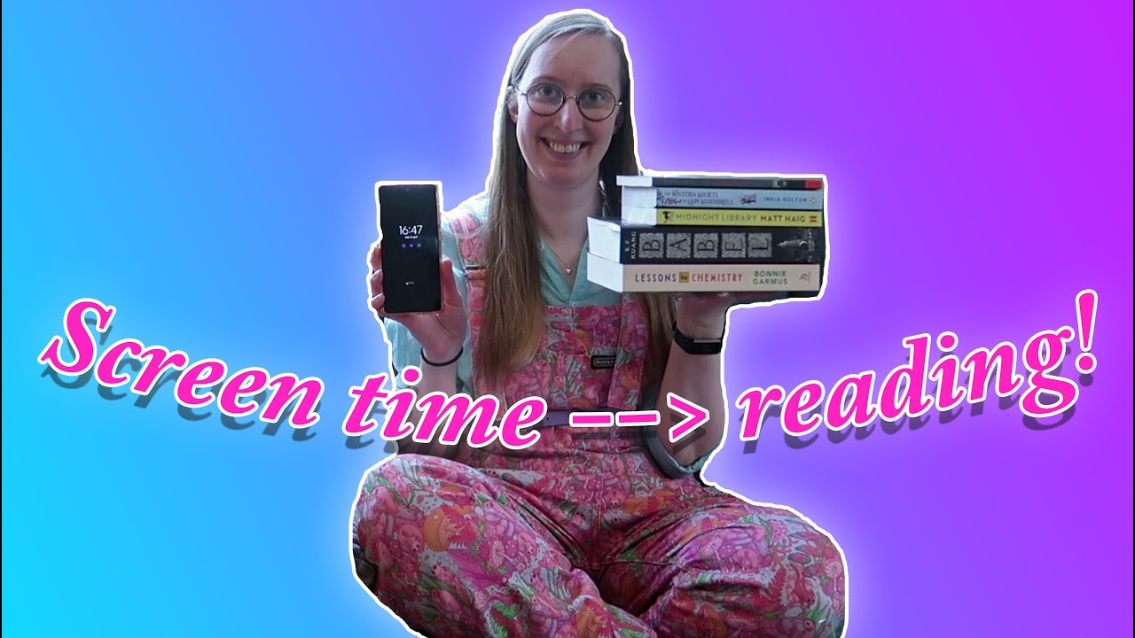 Switching My Screen Time With Reading Time For A Week!