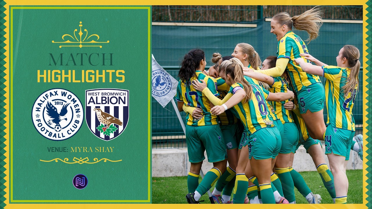 93rd-minute WINNER for Baggies 🤪 | Halifax 0-1 Albion Women | FAWNL Northern Premier Highlights