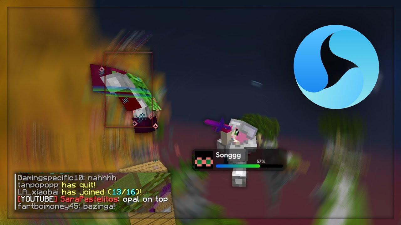 FLYING ON A HYPIXEL YOUTUBE RANK ACCOUNT (OPAL CLIENT)