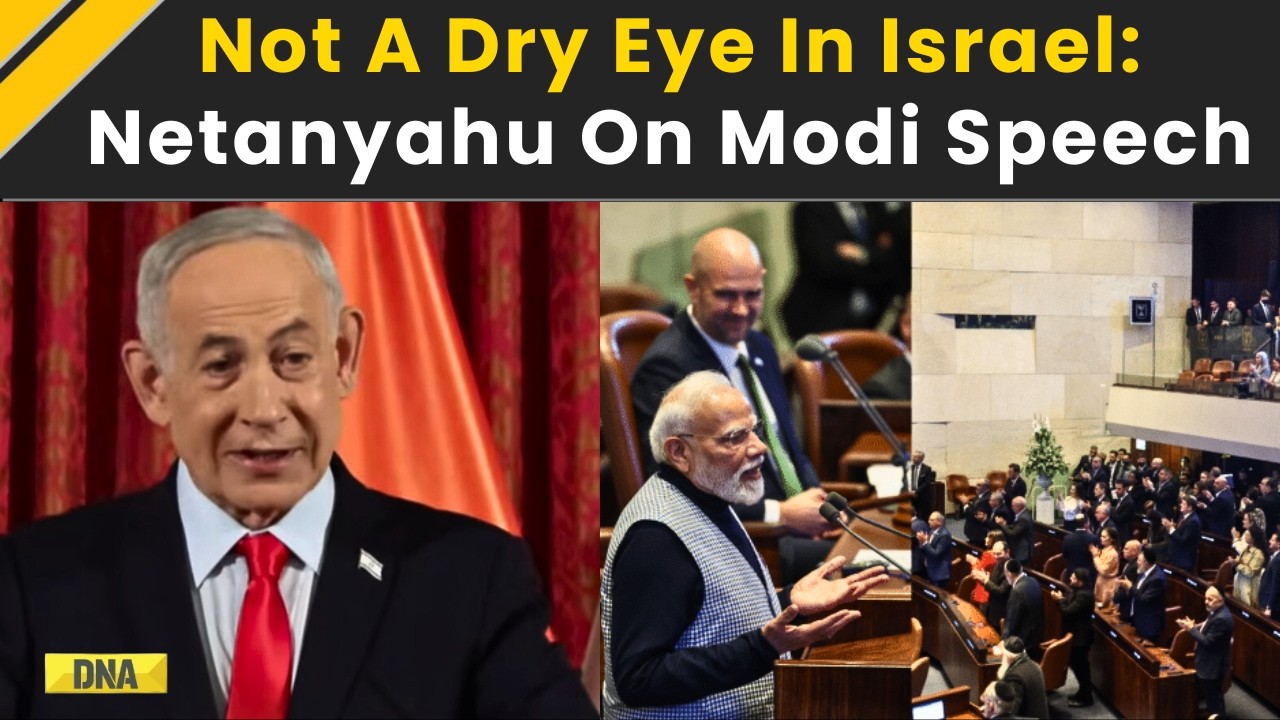 Modi In Israel: Netanyahu Moved By PM Modi’s Powerful Knesset Address | PM Modi Israel Visit