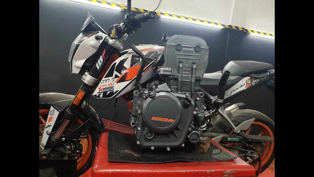KTM DUKE 390 51CV Armado de Cilindro y Tapa