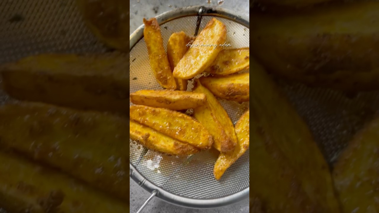 Cheezy Wedges Mudah & Sedap #cheezy #wedges #resepi #makanan #menusimple