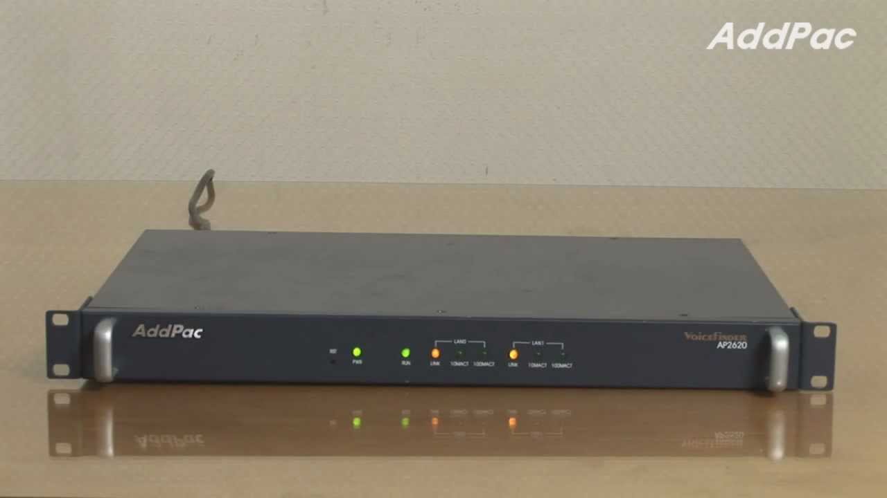 4Port/8Port VoIP Gateway (AP2610 AP2620) | AddPac
