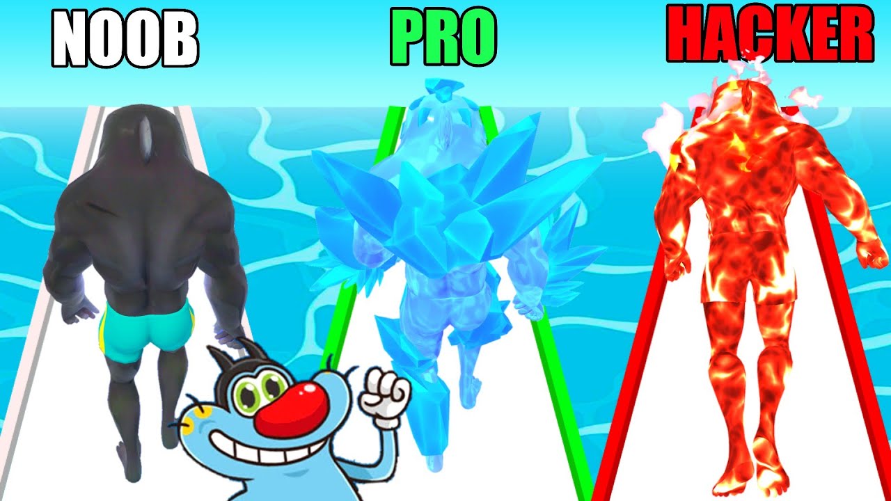 NOOB vs PRO vs HACKER | Dna Evolution 3D | With Oggy And Jack | Rock Indian Gamer |