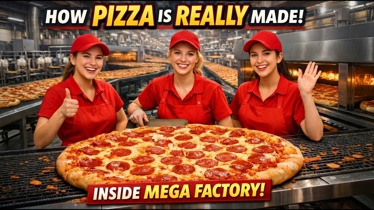 👉 Millions of Pizzas Made Every Day 😱🍕 | Inside a Modern Mega Factory