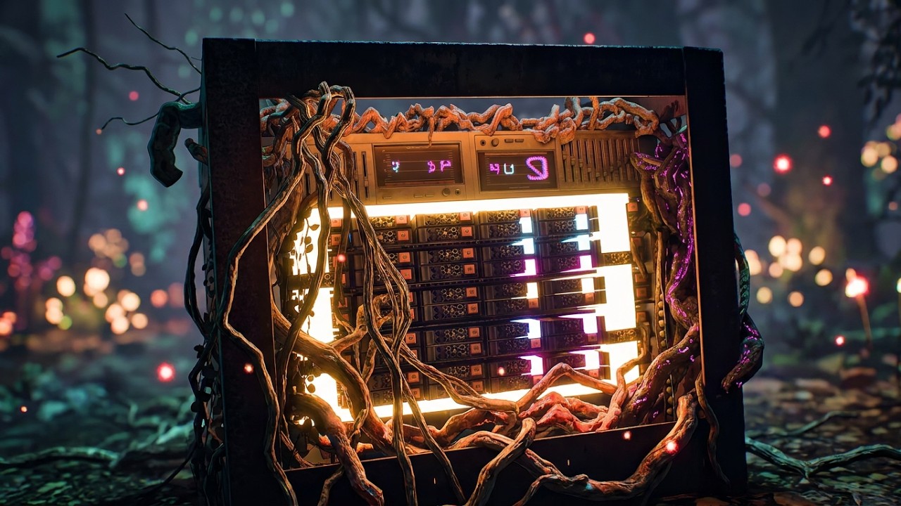 14 Minutes of Cyberpunk Jungle Immersion | Ambercore - Audio Visual Experience