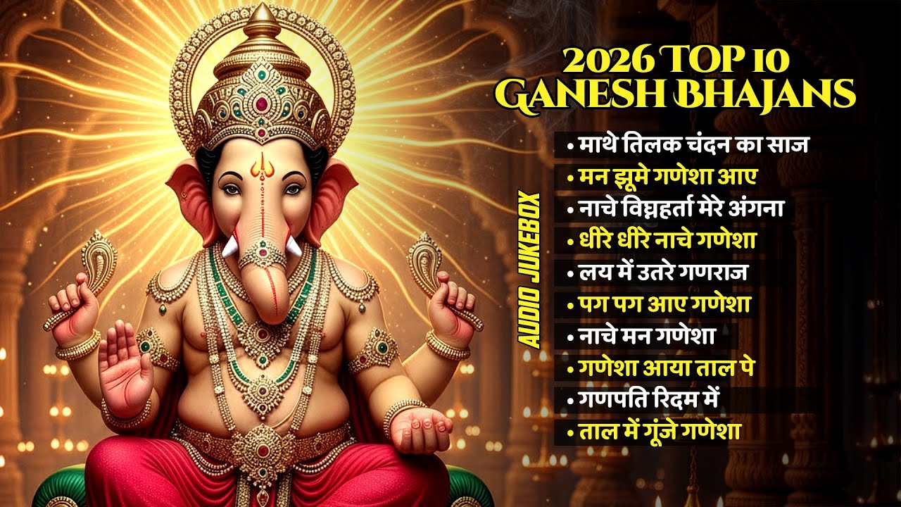 Top 10 Ganesh Bhajans 2026🙏 | Most Powerful Ganpati Songs for Blessings & Success | Om Bhakti Marg