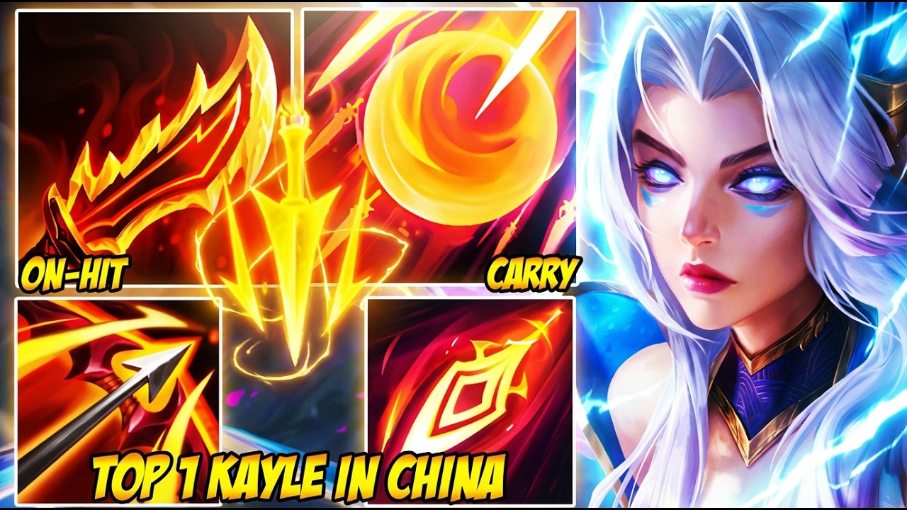 WILD RIFT CHINA TOP 1 KAYLE - THIS CHAMP IS ACTUALLY BROKEN