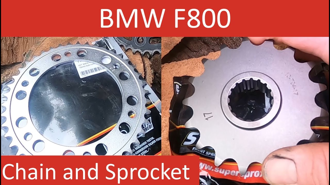 BMW F800 Chain and Sprocket Change