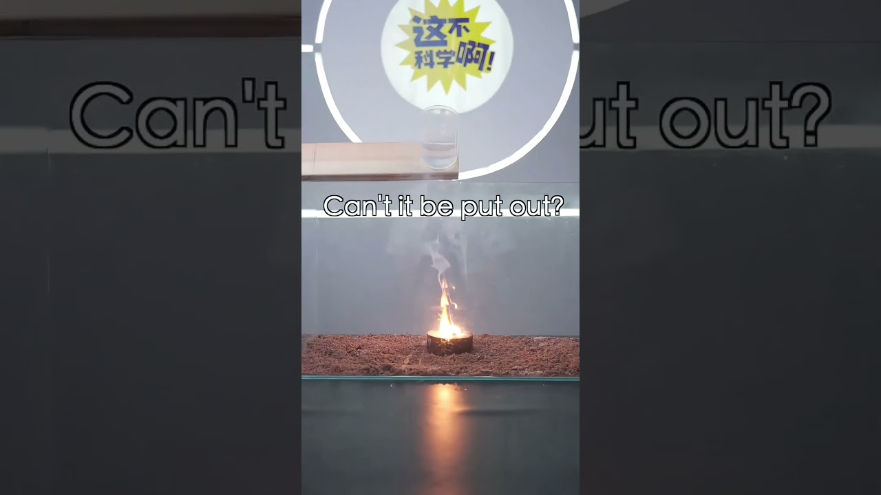 🧪Можете ли вы поверить, что вода и огнетушитель не могут потушить горящий магний🔥❗️【Периодическая...