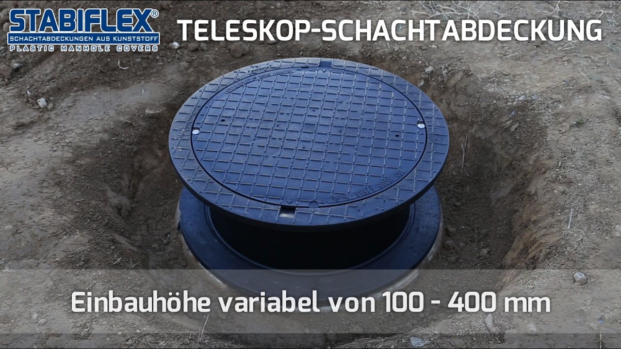 STABIFLEX Teleskop-Schachtabdeckung Einbaufilm