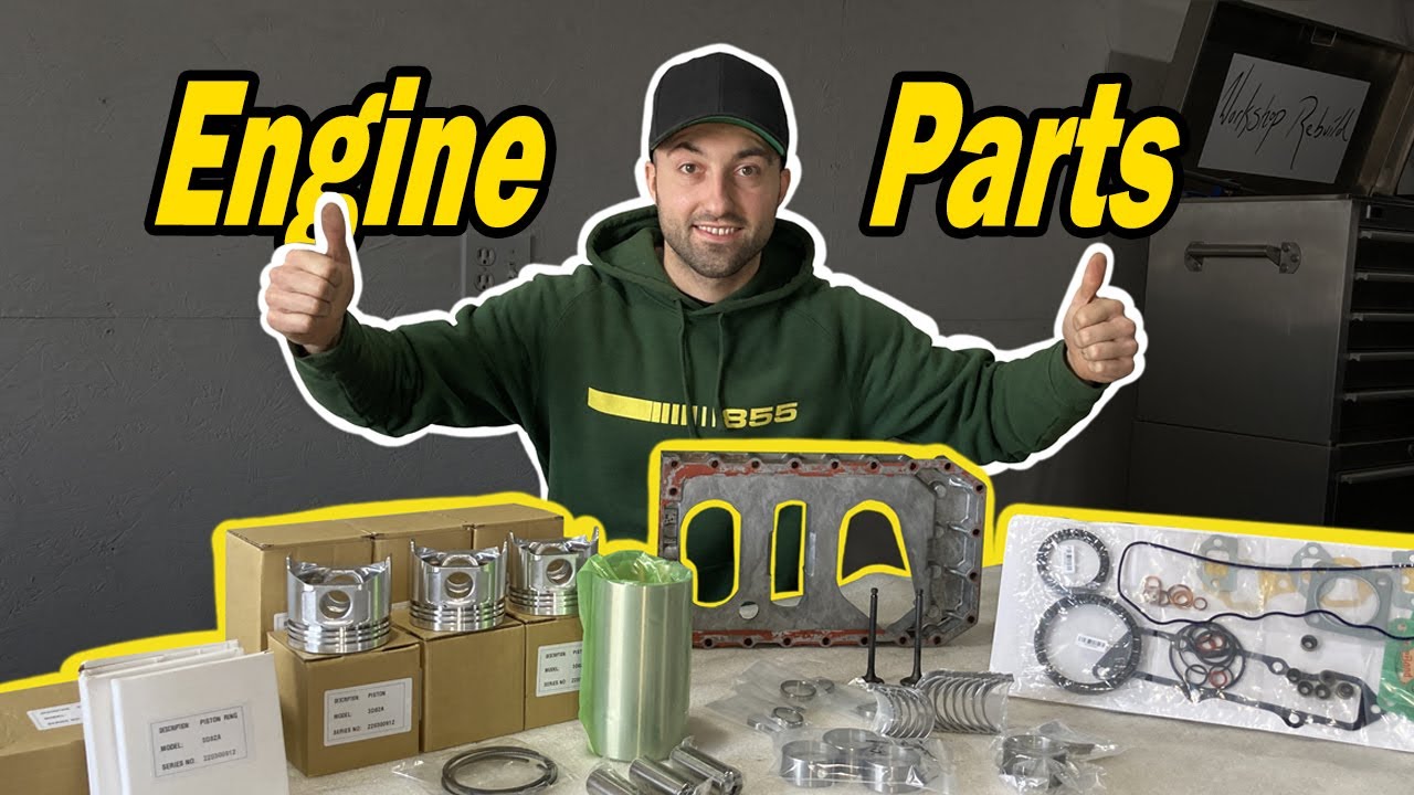 Yanmar 3TNV82A Diesel Engine Rebuild Kit Unboxing