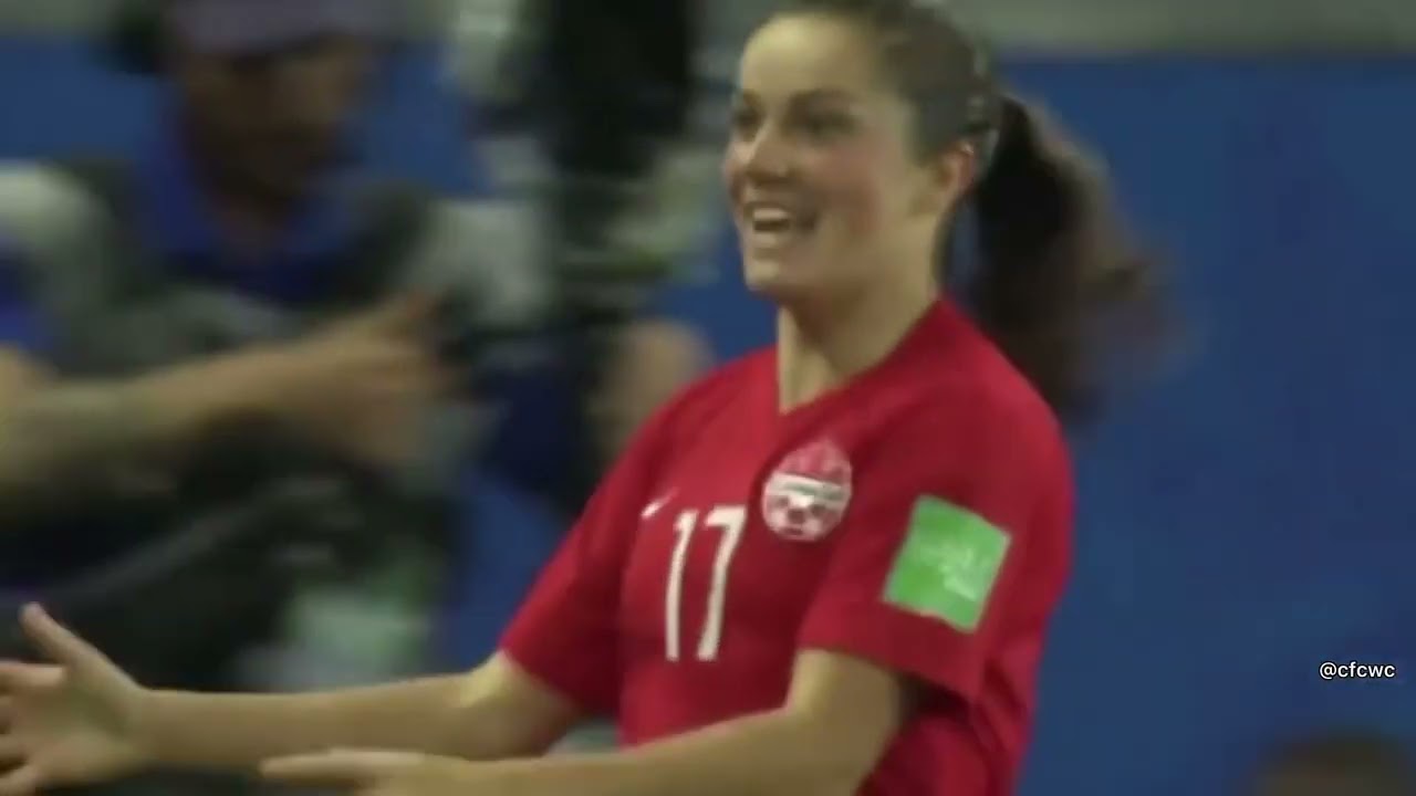 21 year old Jessie Fleming at the 2019 Womens World Cup