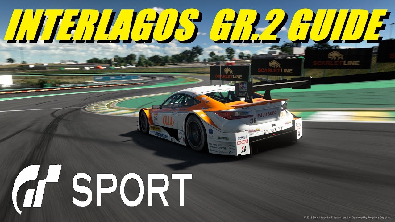 GT Sport Interlagos GR.2 Track Guide