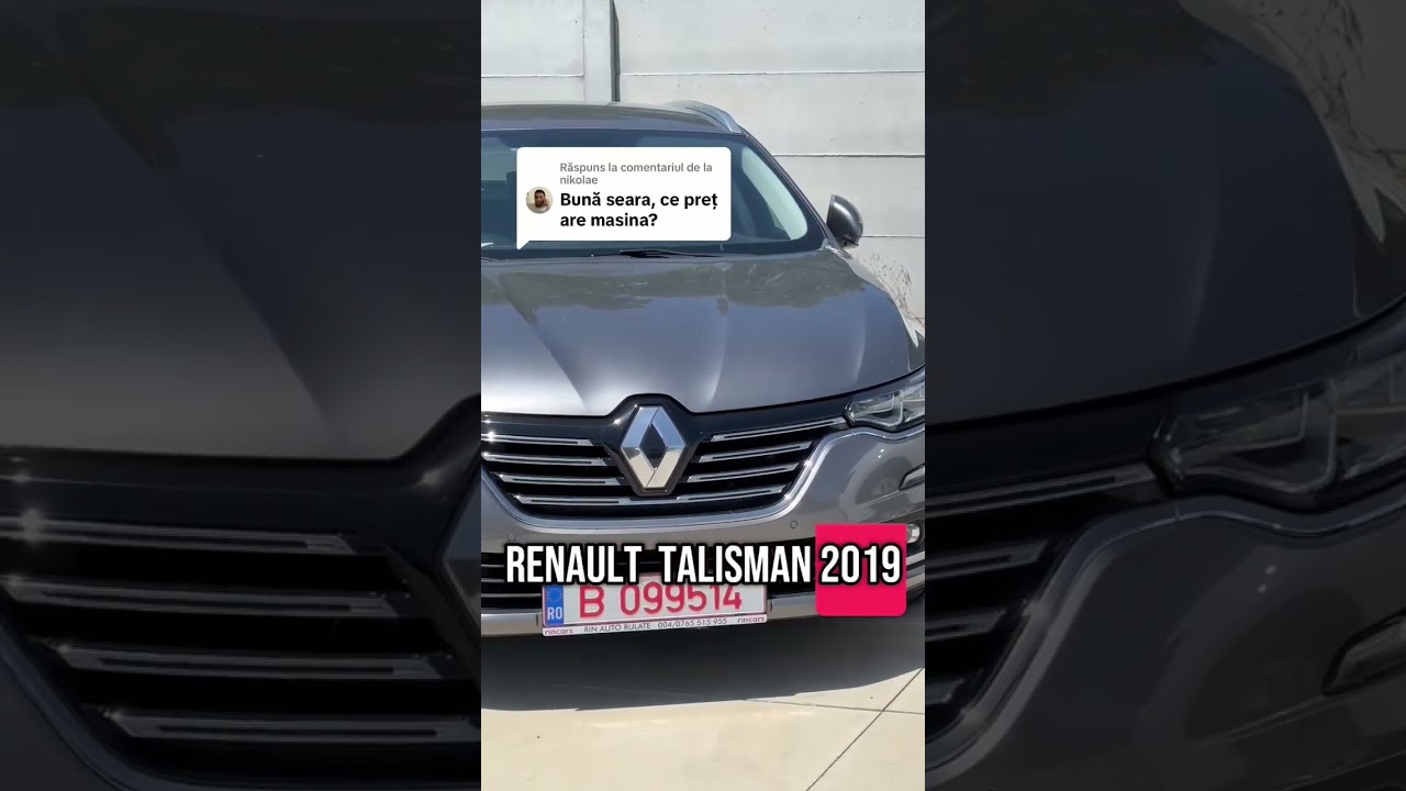 ✅ Renault Talisman 2.0 Diesel, EDC &ndash; 2019 #rinautorulate #automobile #bucharest #masini #renault