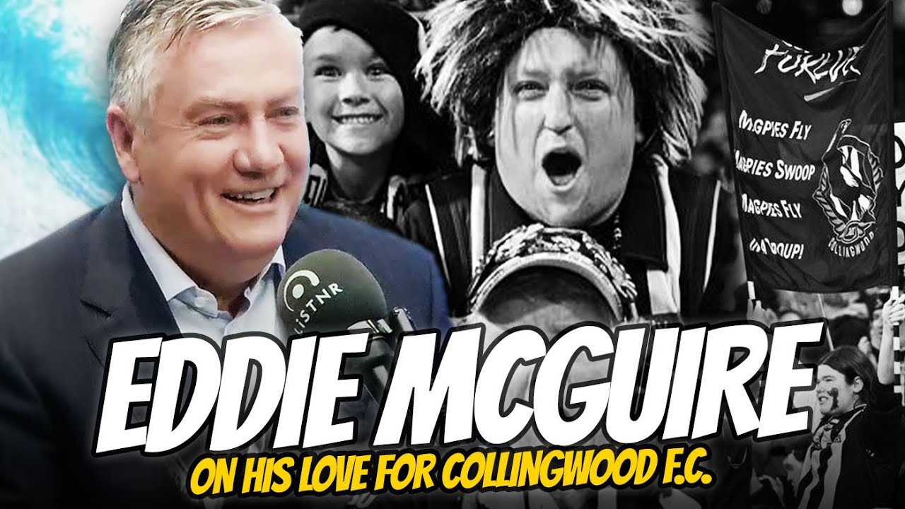 Eddie McGuire On His Deep Love For Collingwood & How It All Started 🤍🖤 | @TheHowieGames Podcast