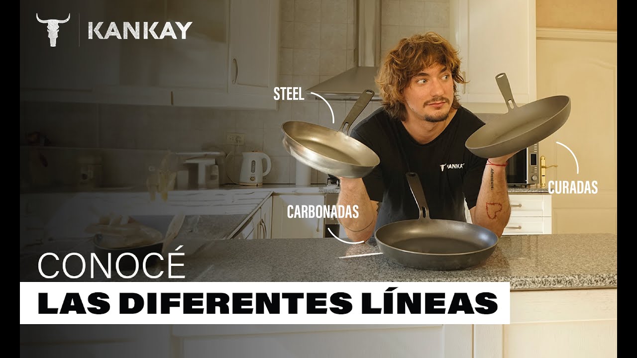 Diferencias entre nuestras 3 líneas de sartenes: Carbonadas, Steel y Curadas! Sartenes 100%de hierro