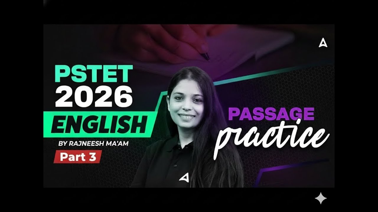 PSTET English Preparation 2026 | PSTET English Passage Practice By Rajneesh Mam #3