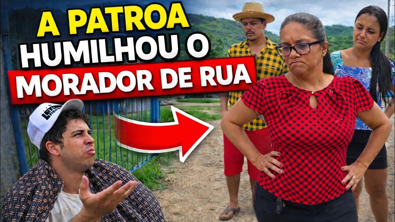 DONA JUVELINA HUMILHOU O MORADOR DE RUA - O MUNDA DA VOLTAS 