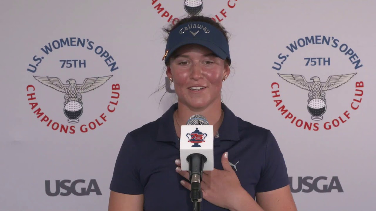 Linn Grant Friday Flash Interview 2020 US Women's Open Championship - Round 2