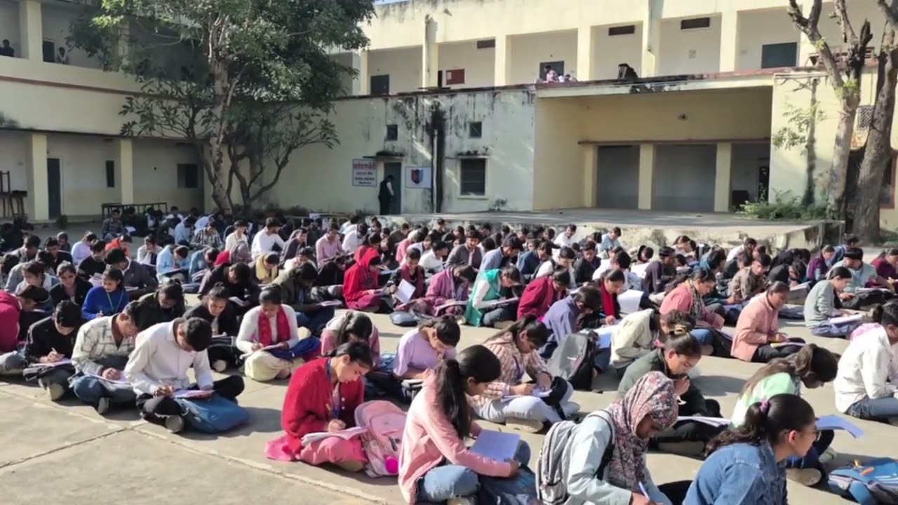 1st test college SNKP college neem ka thana ji 🥰