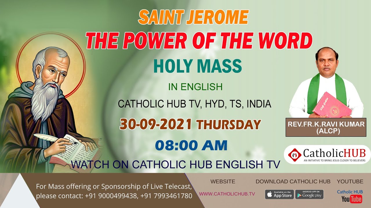 Holy Mass || English || Rev Fr  Ravikumar ALCP I CATHOLIC HUB TV I 30-09-2021