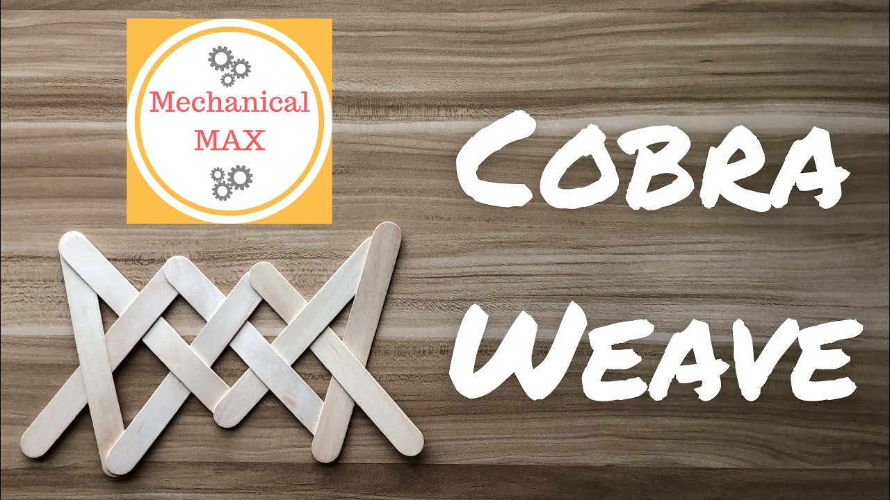 Поделки из палочек - Бомба из палочек - Плетение «Кобра»