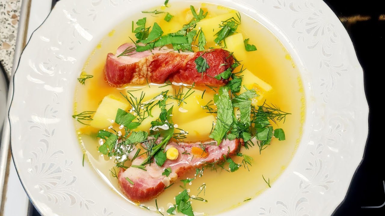 Incredible soup with smoked ribs! Just delicious!