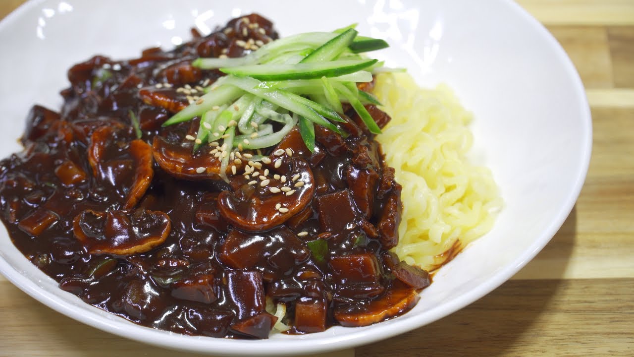 짜장면 짜장분말로 중국집 짜장면보다 맛있게 만들어 먹기