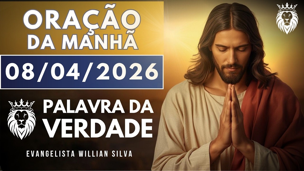 ORA&Ccedil;&Atilde;O DA MANH&Atilde; DE HOJE 08/04 - Provis&atilde;o do Senhor - Ora&ccedil;&atilde;o de Paz e Confian&ccedil;a no Cuidado de Deus