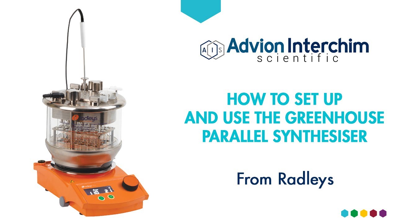 Radleys - How to set up and use the GreenHouse Parallel Synthesiser