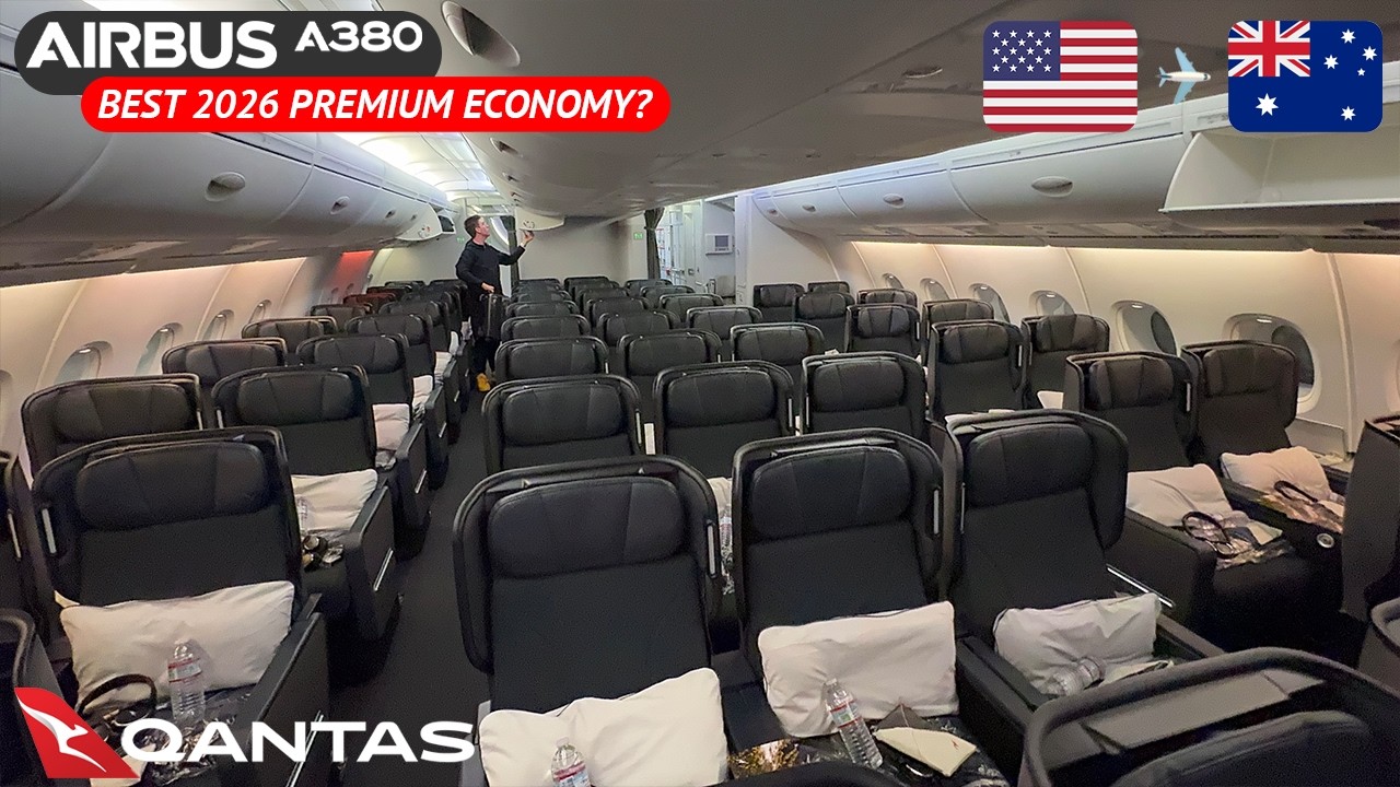 15 HOURS ULTRA LONG in Qantas A380 Premium Economy from Los Angeles to Melbourne