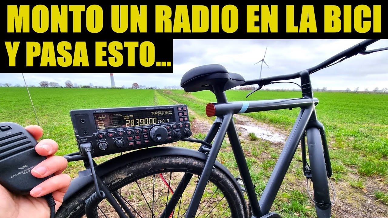 ME CANSE DEL QRP - 100 WATTS PORTABLE Y EN BICICLETA - YAESU FT 450