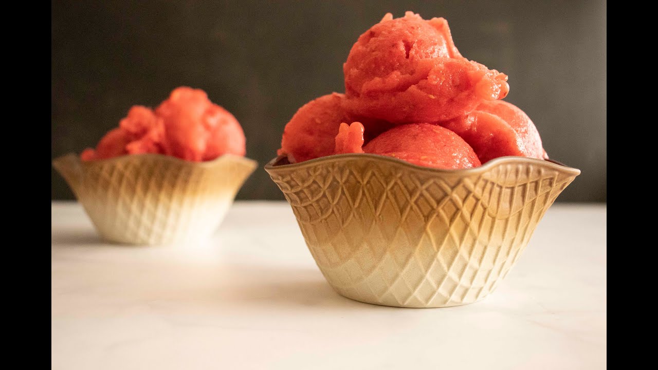Sorbetto alla fragola