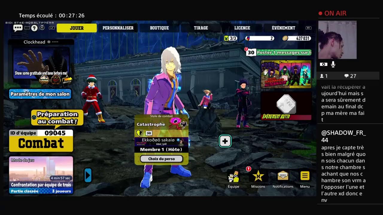 My hero ultra rumble fr top1 en légende c mtn
