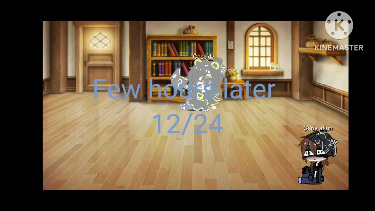 Chris and cassidy stuck in a room for 24 hours/ gacha club/ fnaf/my au