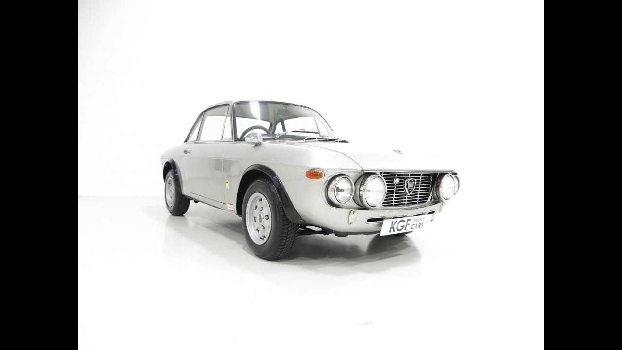 A Very Rare RHD Lancia Fulvia Rallye Series One 1.6HF ‘Fanalone’ Homologation Special.  SOLD!