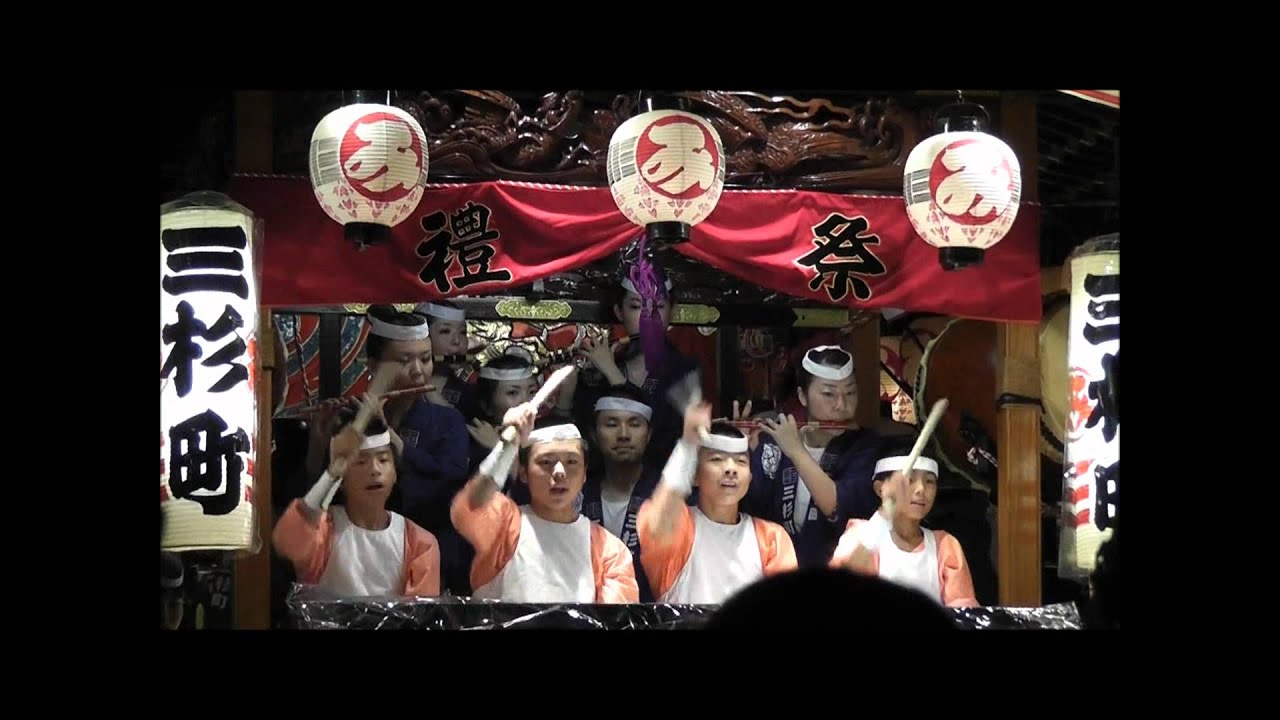 2012鬼石夏祭り５分間の競演「三杉区」